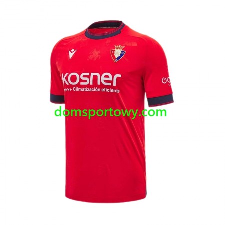 Koszulka CA Osasuna Domowe Koszulki Piłkarskie 2024-2025 Krótki Rękaw